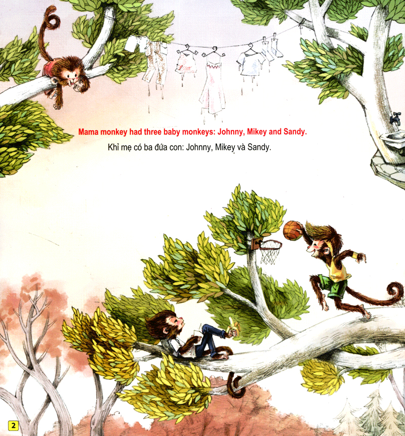 những câu chuyện thú vị giáo dục trẻ - bữa tối trên lá sen (song ngữ anh - việt) - Ảnh 3