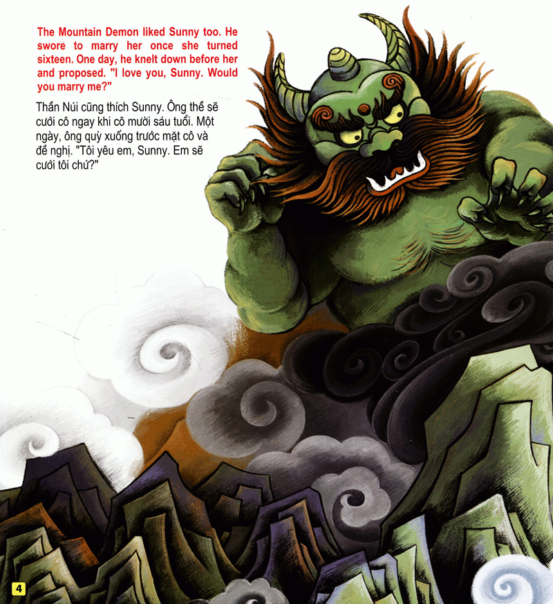 những câu chuyện thú vị giáo dục trẻ - câu chuyện về làng hoa hướng dương (song ngữ anh - việt) - Ảnh 5