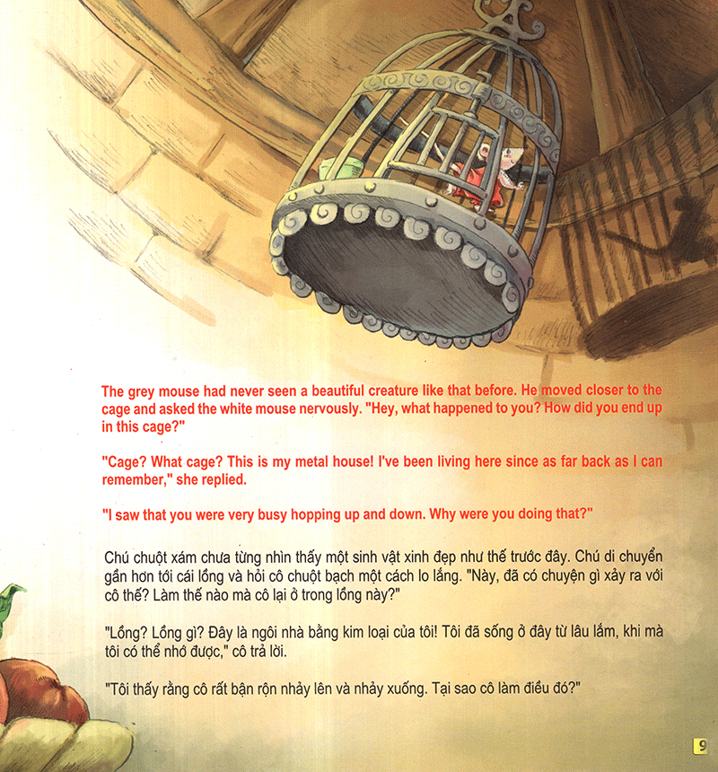 những câu chuyện thú vị giáo dục trẻ - cô chuột bạch nhỏ đuổi theo mặt trời (song ngữ anh - việt) - Ảnh 10