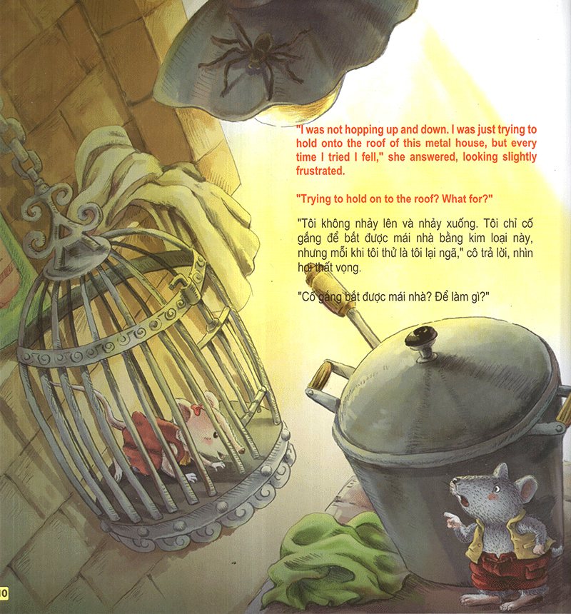 những câu chuyện thú vị giáo dục trẻ - cô chuột bạch nhỏ đuổi theo mặt trời (song ngữ anh - việt) - Ảnh 11