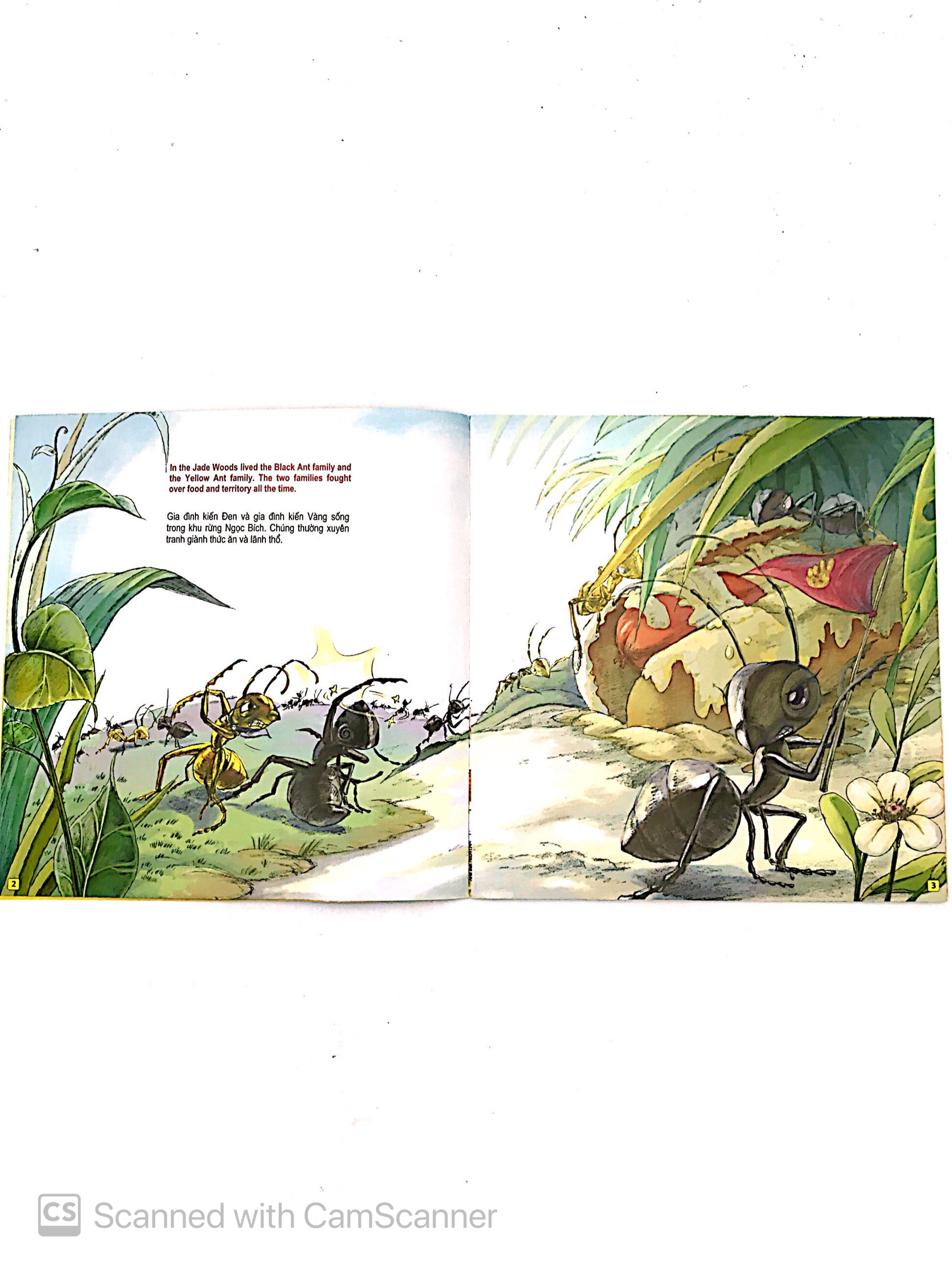 những câu chuyện thú vị giáo dục trẻ - quả bóng kiến (song ngữ anh - việt) - Ảnh 2