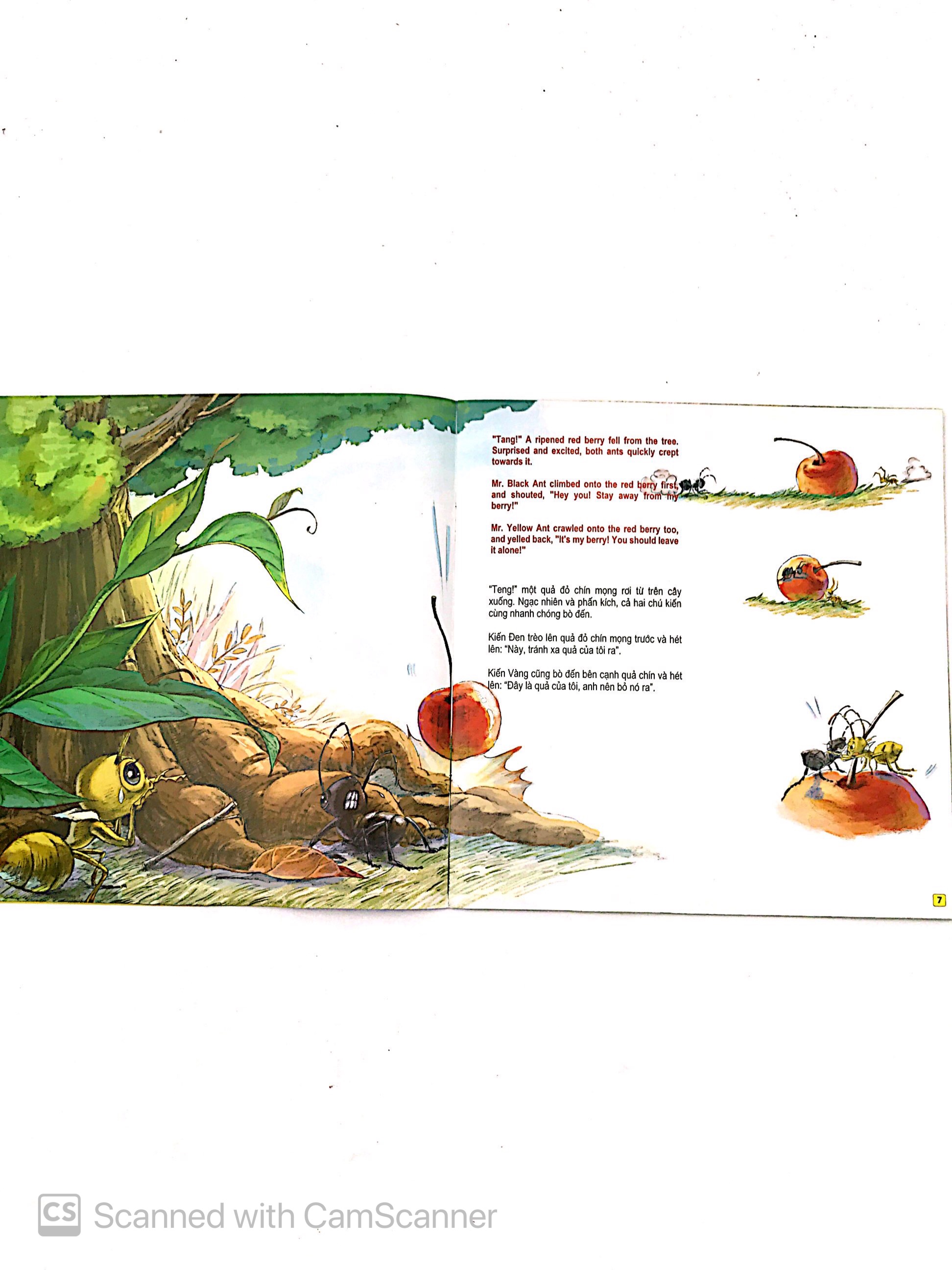 những câu chuyện thú vị giáo dục trẻ - quả bóng kiến (song ngữ anh - việt) - Ảnh 4