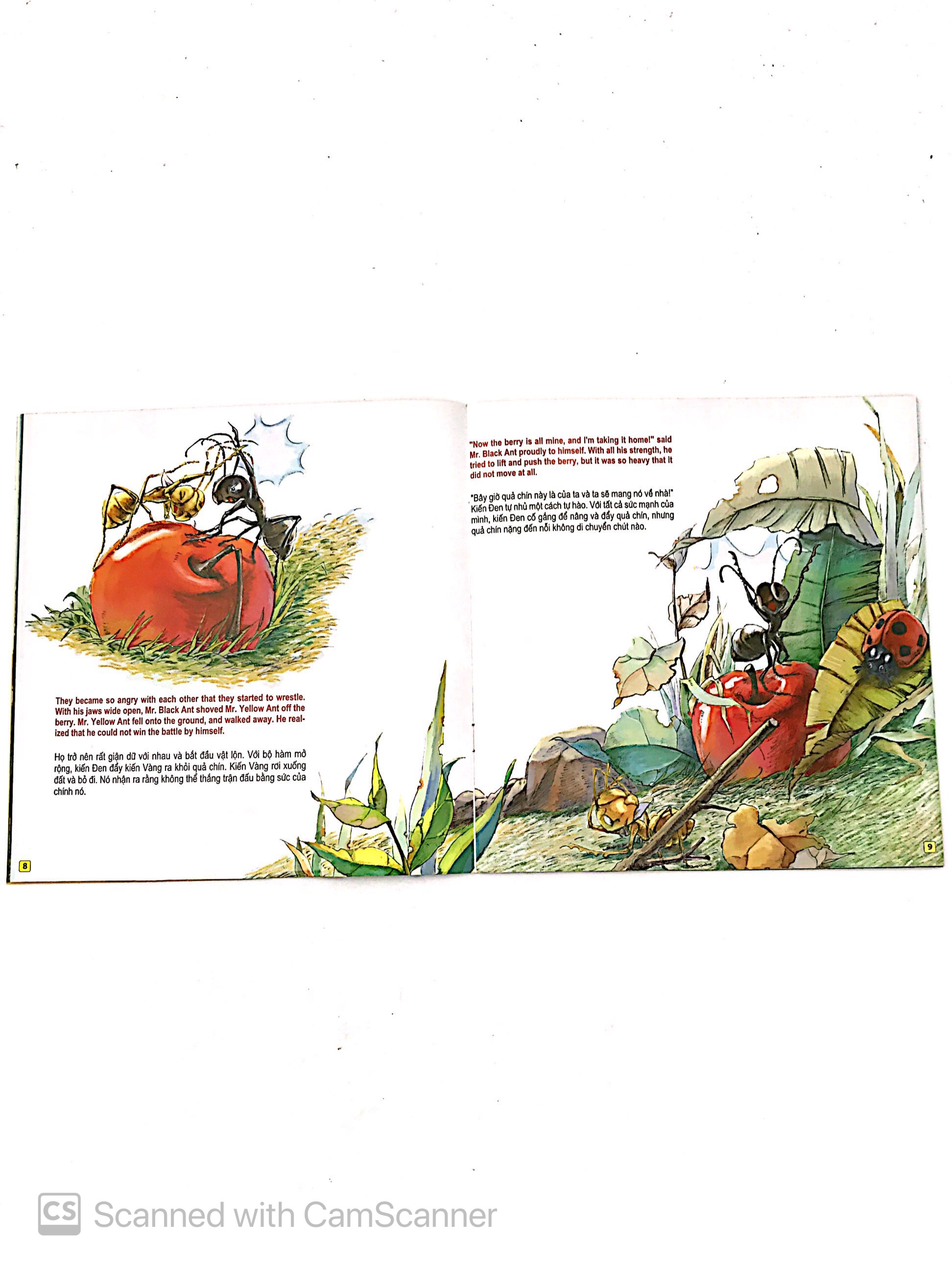 những câu chuyện thú vị giáo dục trẻ - quả bóng kiến (song ngữ anh - việt) - Ảnh 5