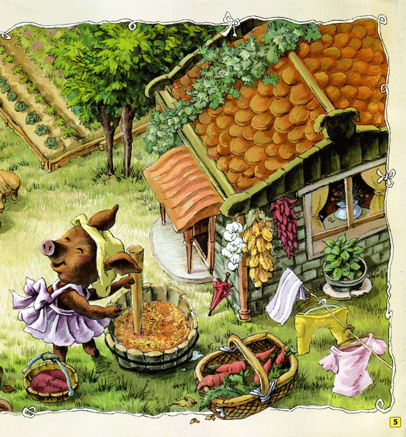 những câu chuyện thú vị giáo dục trẻ - sự quyến rũ của cô lợn đen (song ngữ anh - việt) - Ảnh 6