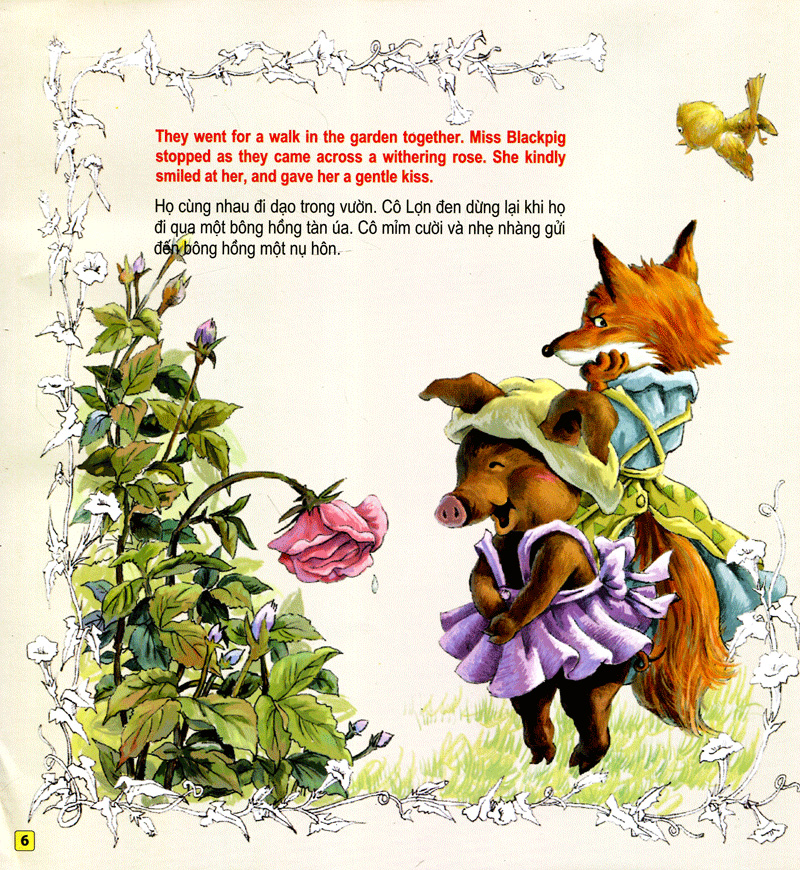 những câu chuyện thú vị giáo dục trẻ - sự quyến rũ của cô lợn đen (song ngữ anh - việt) - Ảnh 7