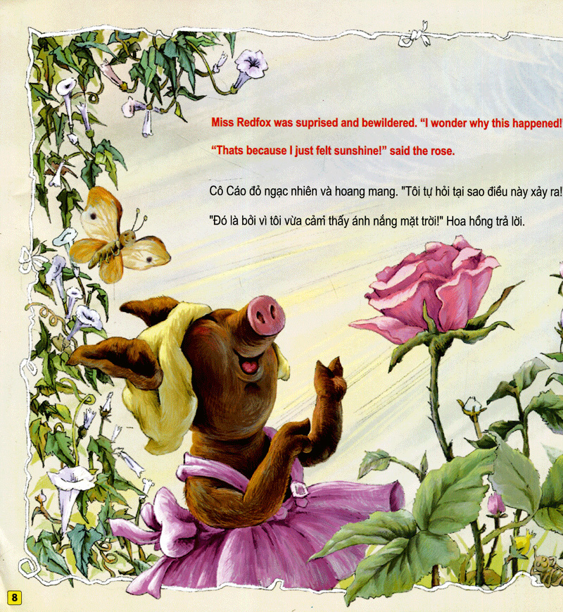 những câu chuyện thú vị giáo dục trẻ - sự quyến rũ của cô lợn đen (song ngữ anh - việt) - Ảnh 9