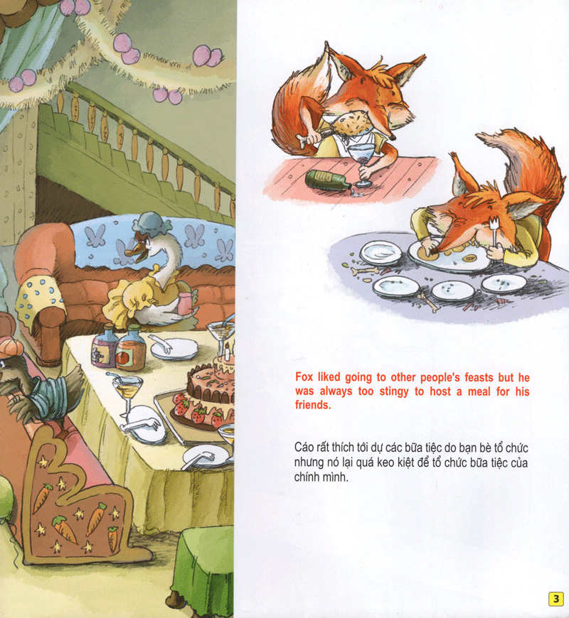 những câu chuyện thú vị giáo dục trẻ - súp dưa vàng súp dưa bạc (song ngữ anh - việt) - Ảnh 4