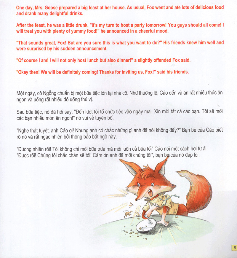 những câu chuyện thú vị giáo dục trẻ - súp dưa vàng súp dưa bạc (song ngữ anh - việt) - Ảnh 6