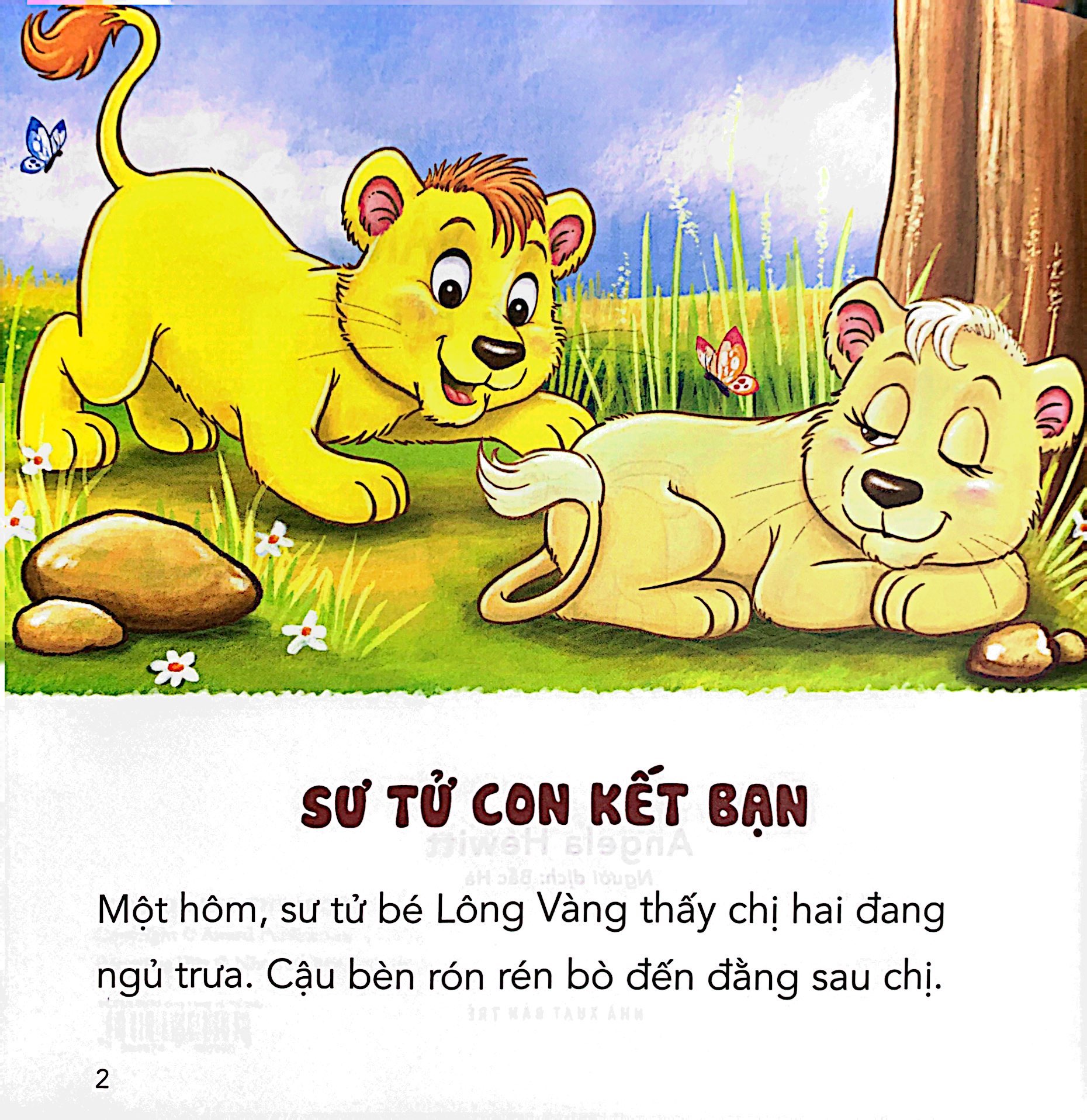những câu chuyện tình bạn - sư tử lông vàng và hà mã bé bự - Ảnh 4