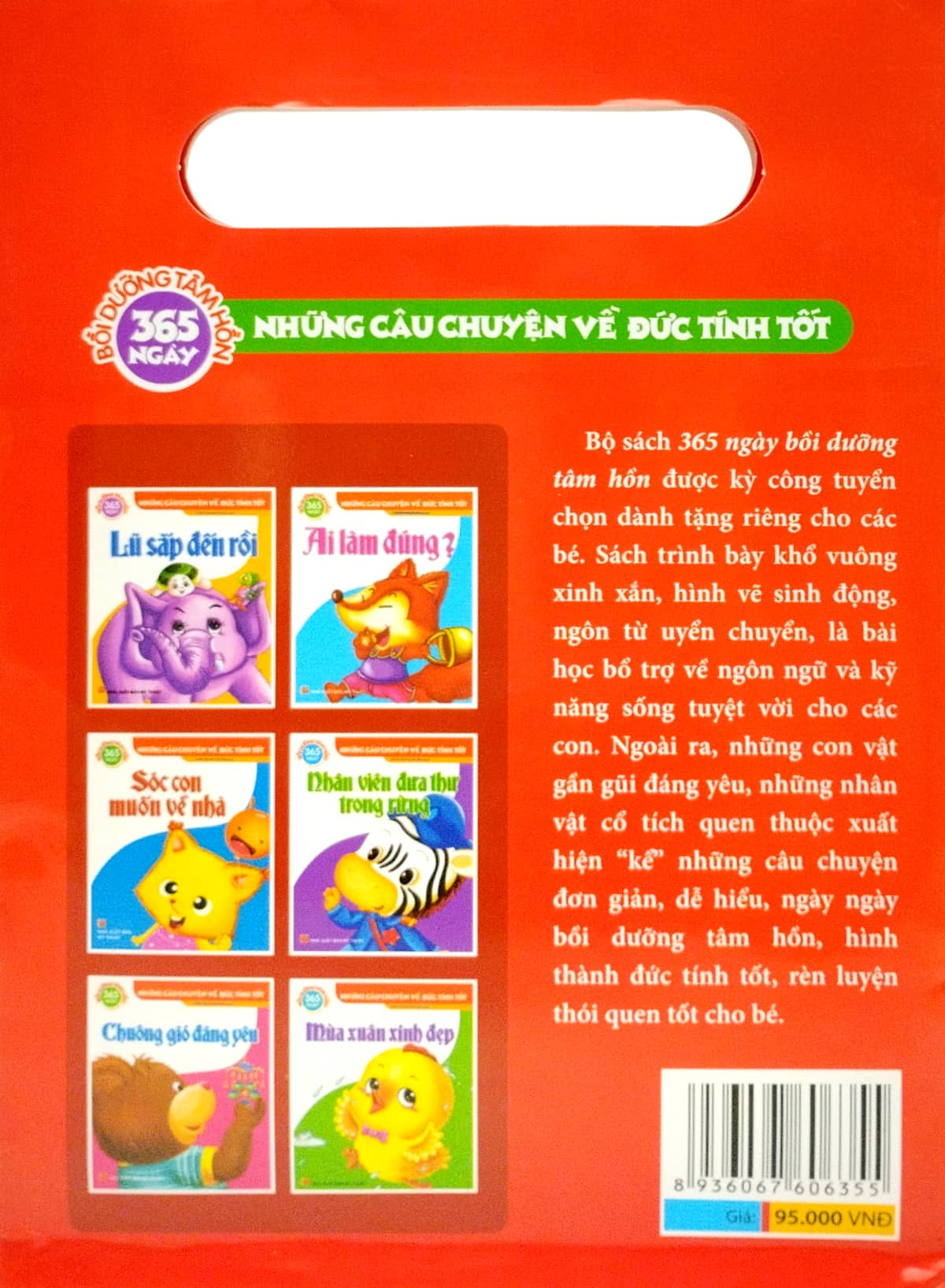 những câu chuyện về đức tính tốt - 365 ngày nuôi dưỡng tâm hồn (túi 6 cuốn) - Ảnh 3