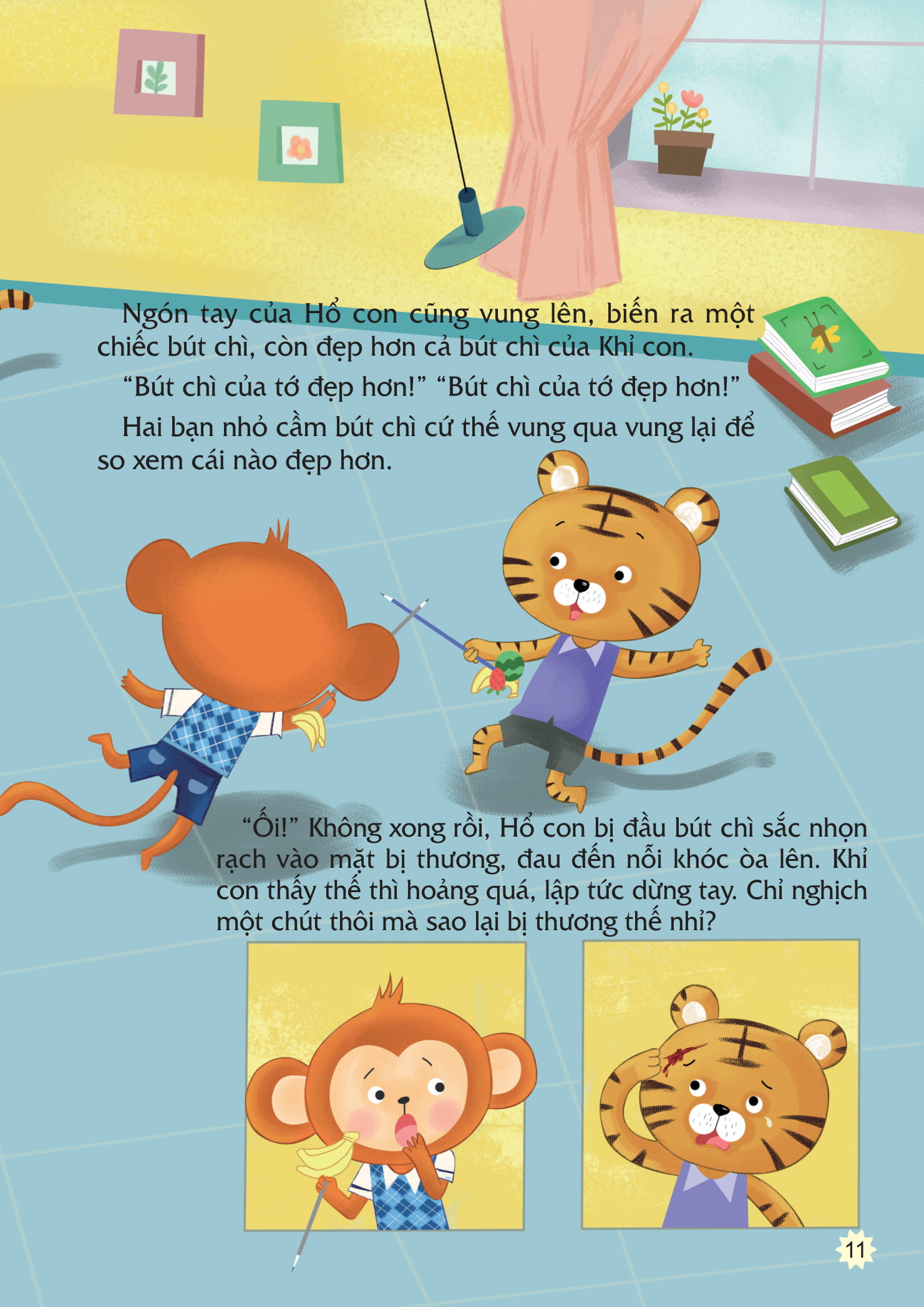 những câu chuyện về kiến thức an toàn trong cuộc sống - cuộc chiến bút chì - Ảnh 2