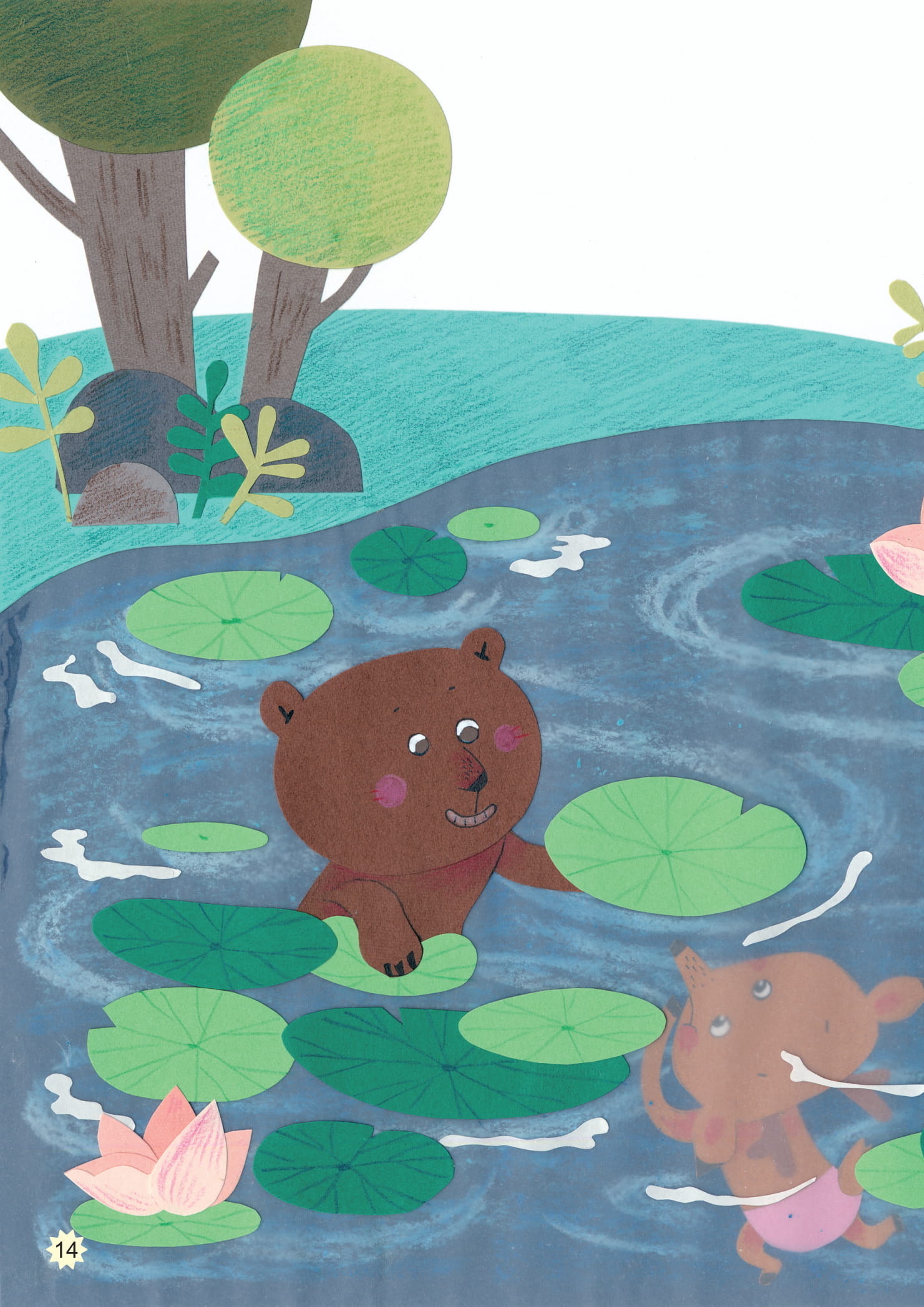 những câu chuyện về kiến thức an toàn trong cuộc sống - lợn con đi bơi - Ảnh 5