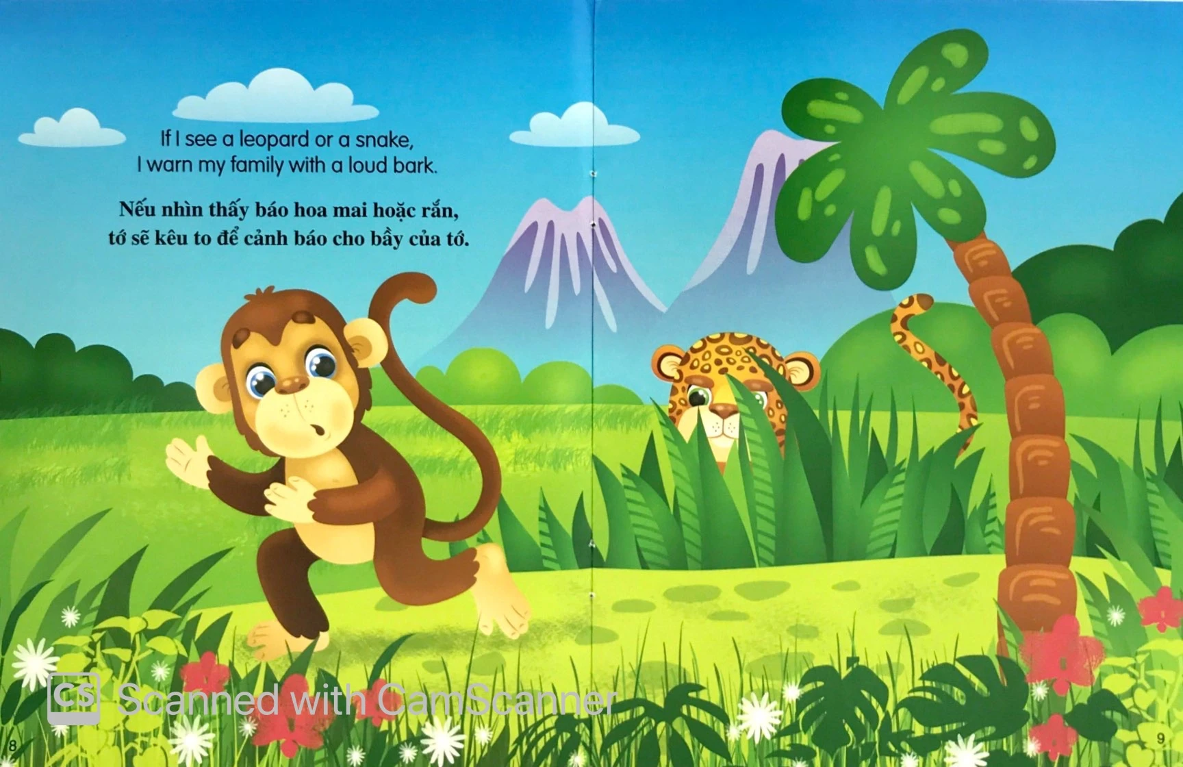 những câu chuyện về thế giới động vật - tớ là một chú khỉ - i am a monkey (song ngữ anh-việt) - Ảnh 5