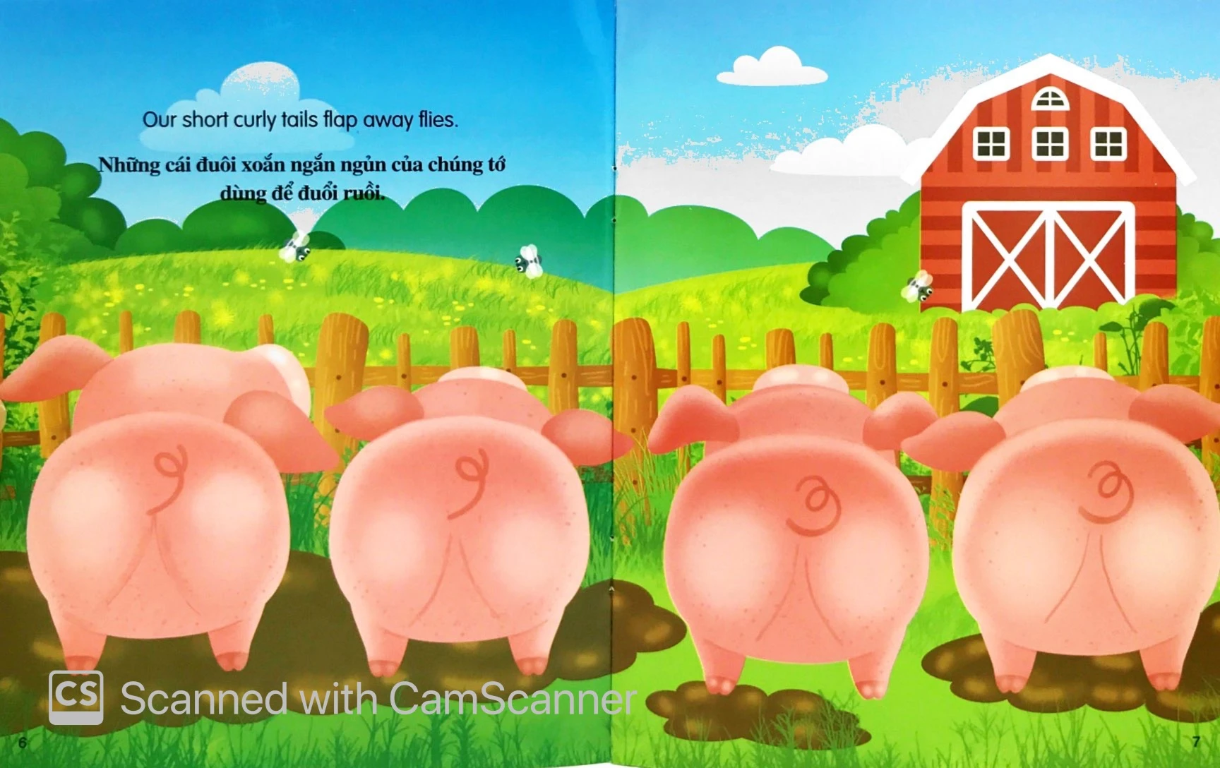 những câu chuyện về thế giới động vật - tớ là một chú lợn - i am a pig (song ngữ anh-việt) - Ảnh 4