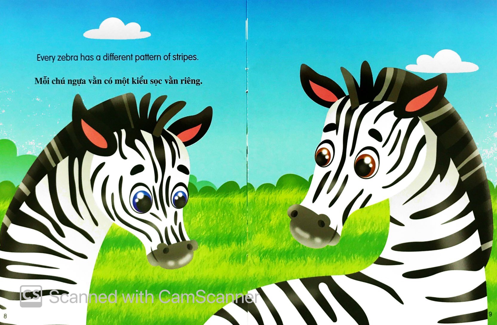 những câu chuyện về thế giới động vật - tớ là một chú ngựa vằn - i am a zebra (song ngữ anh-việt) - Ảnh 5