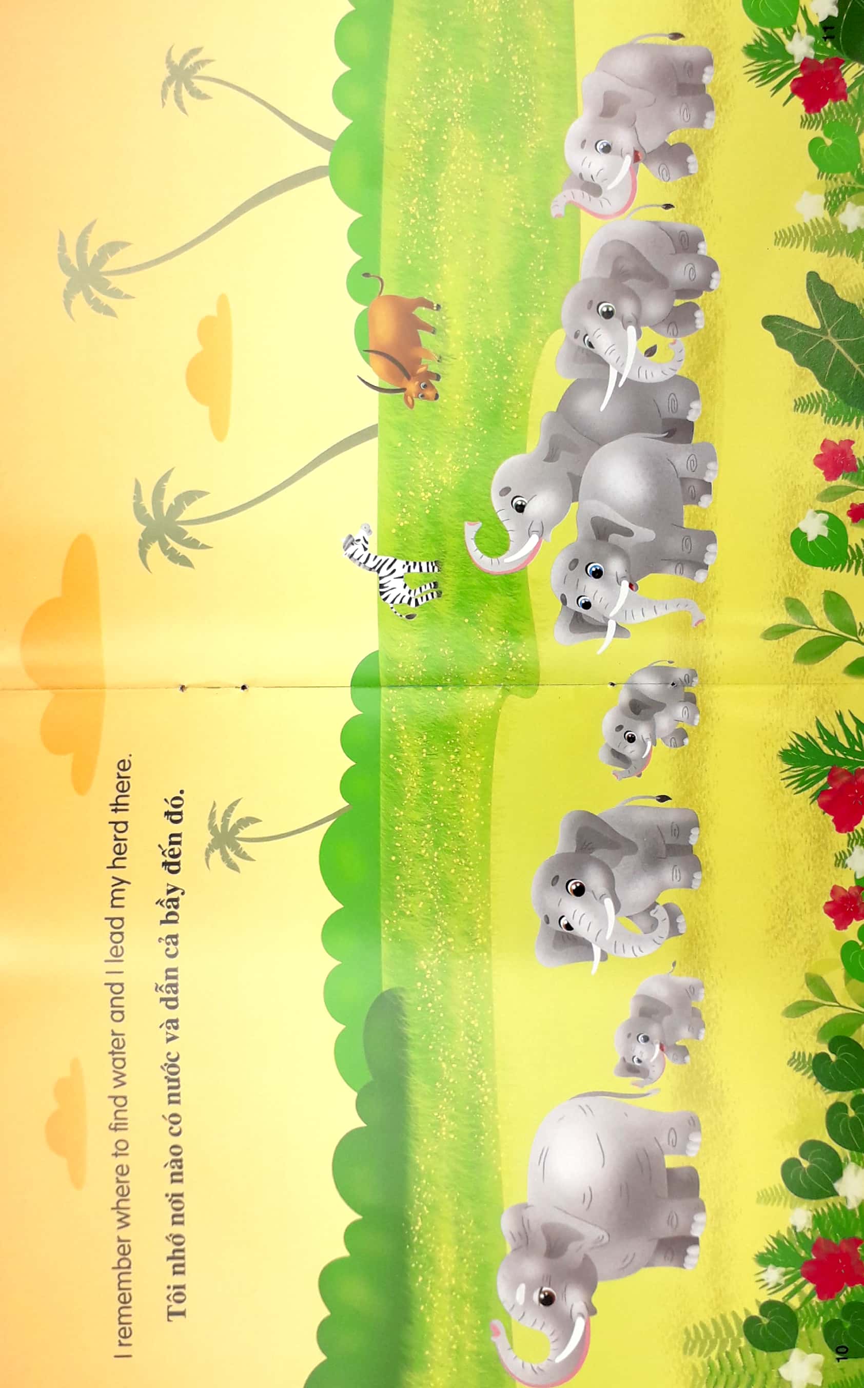 những câu chuyện về thế giới động vật - tớ là một chú voi - i am an elephant (song ngữ anh-việt) - Ảnh 7