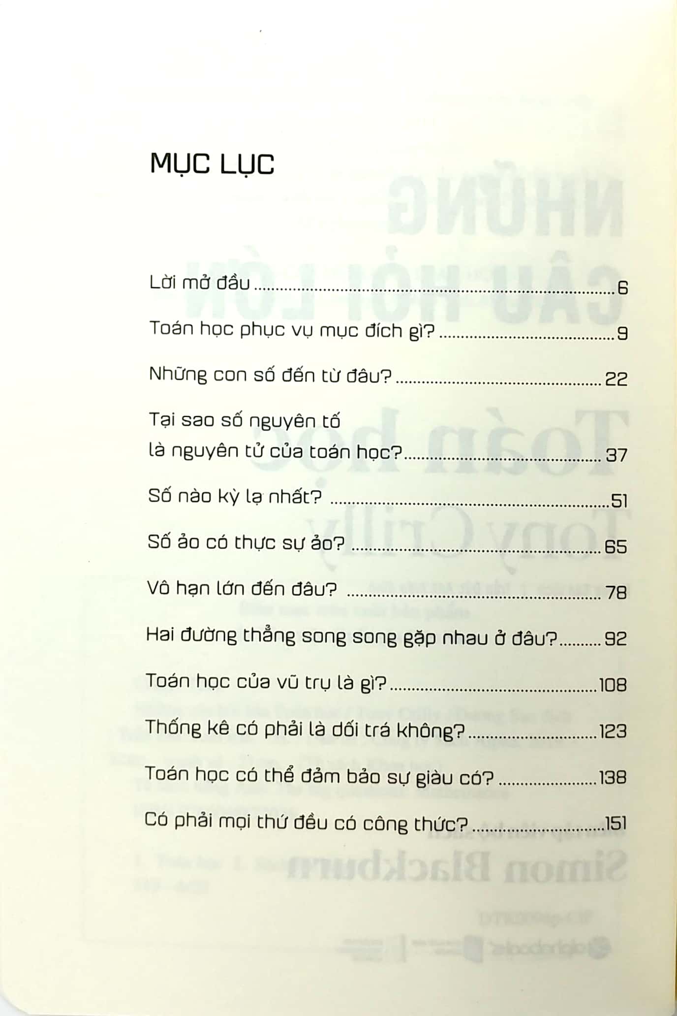 những câu hỏi lớn toán học (tái bản) - Ảnh 3