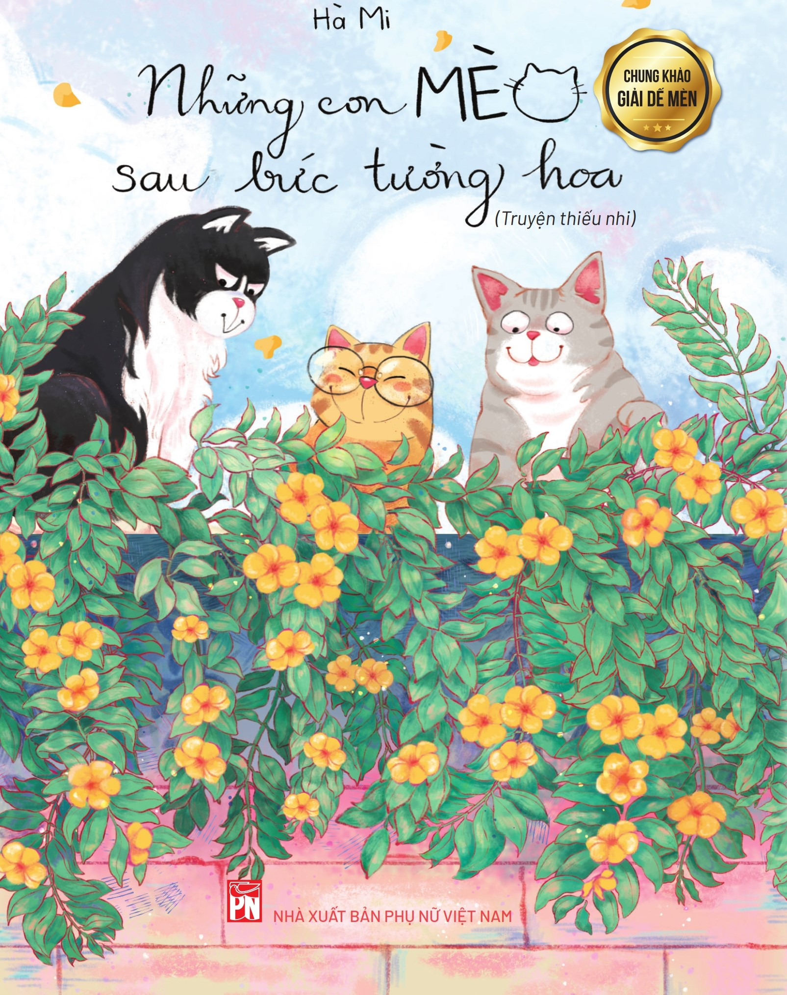 những con mèo sau bức tường hoa - Ảnh 2