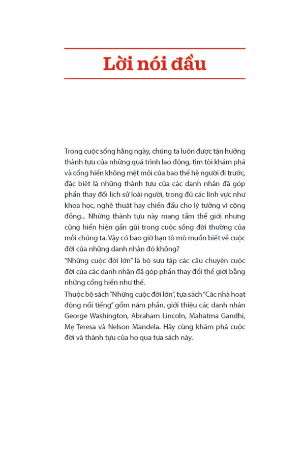 những cuộc đời lớn - các nhà hoạt động nổi tiếng - Ảnh 4