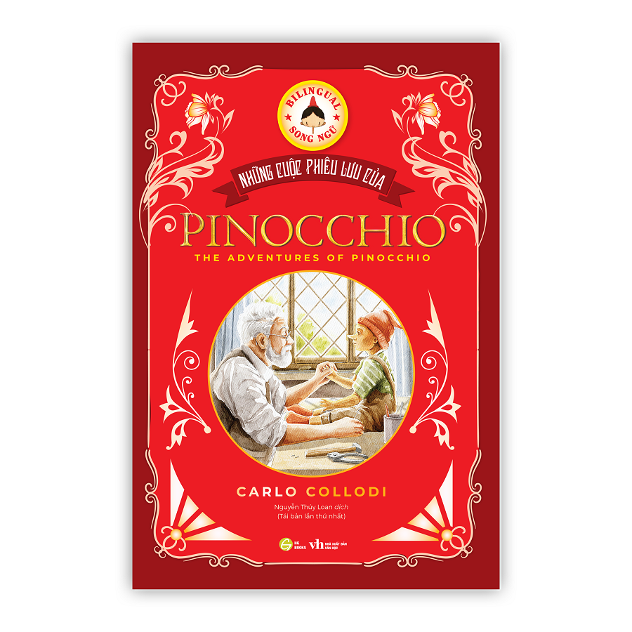 những cuộc phiêu lưu của pinocchio - song ngữ việt-anh (tái bản 2024) - Ảnh 3