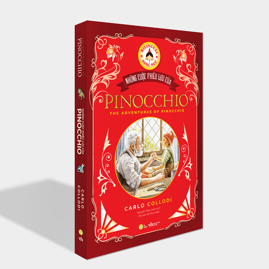 những cuộc phiêu lưu của pinocchio - song ngữ việt-anh (tái bản 2024) - Ảnh 4