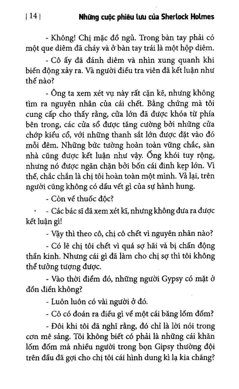 những cuộc phiêu lưu của sherlock holmes (tái bản 2022) - Ảnh 10