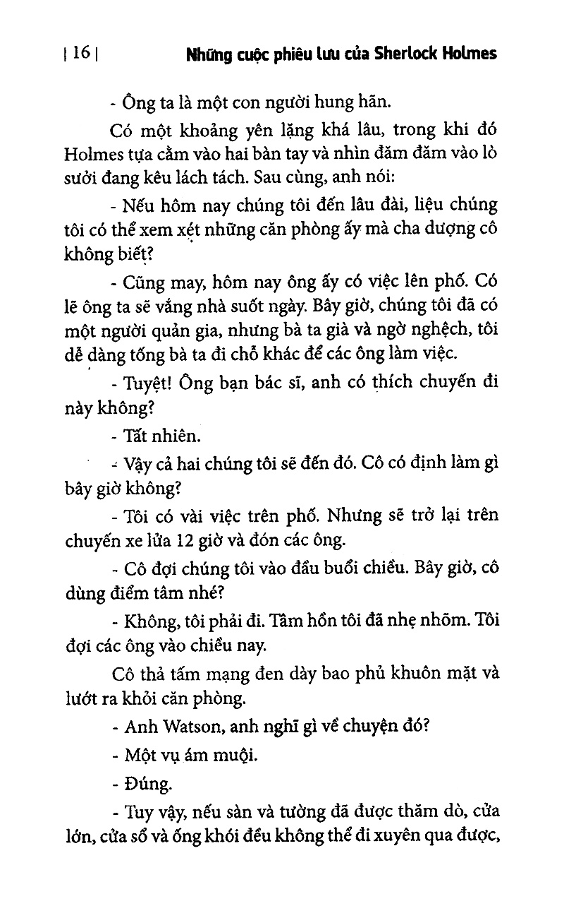 những cuộc phiêu lưu của sherlock holmes (tái bản 2022) - Ảnh 12