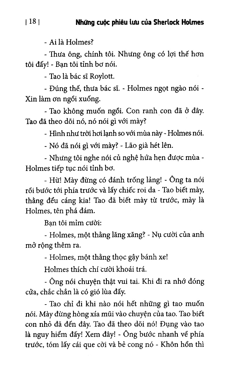 những cuộc phiêu lưu của sherlock holmes (tái bản 2022) - Ảnh 14