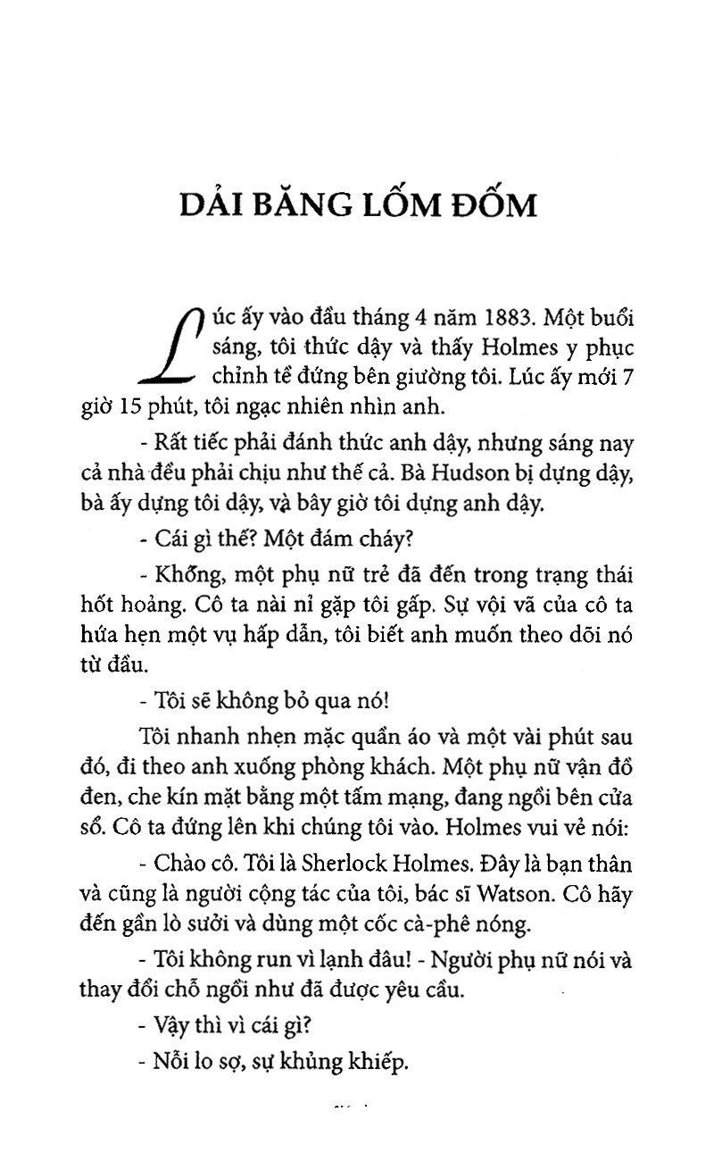 những cuộc phiêu lưu của sherlock holmes (tái bản 2022) - Ảnh 3