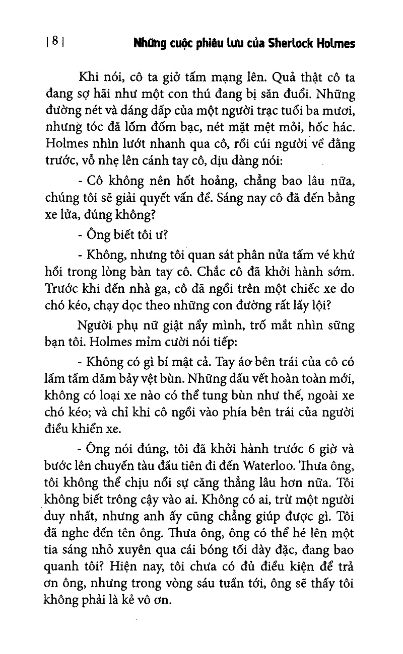 những cuộc phiêu lưu của sherlock holmes (tái bản 2022) - Ảnh 4