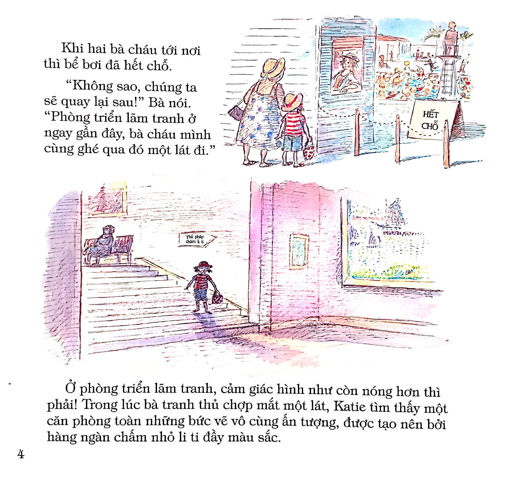 những cuộc phiêu lưu kỳ thú của katie - katie và các bức vẽ từ những chấm li ti - Ảnh 4