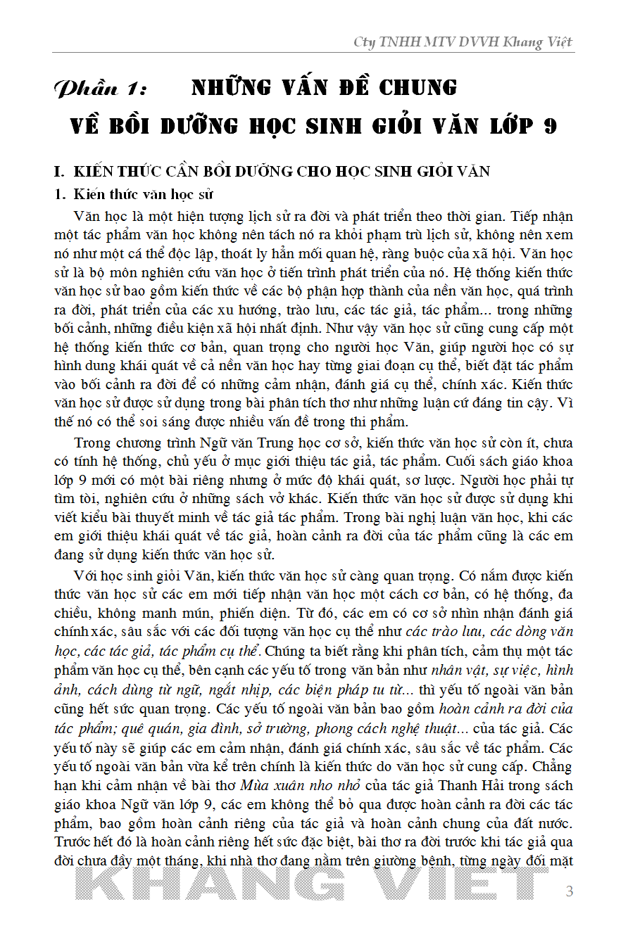 những điều cần biết bồi dưỡng học sinh giỏi ngữ văn lớp 9 (phiên bản mới nhất) - Ảnh 5
