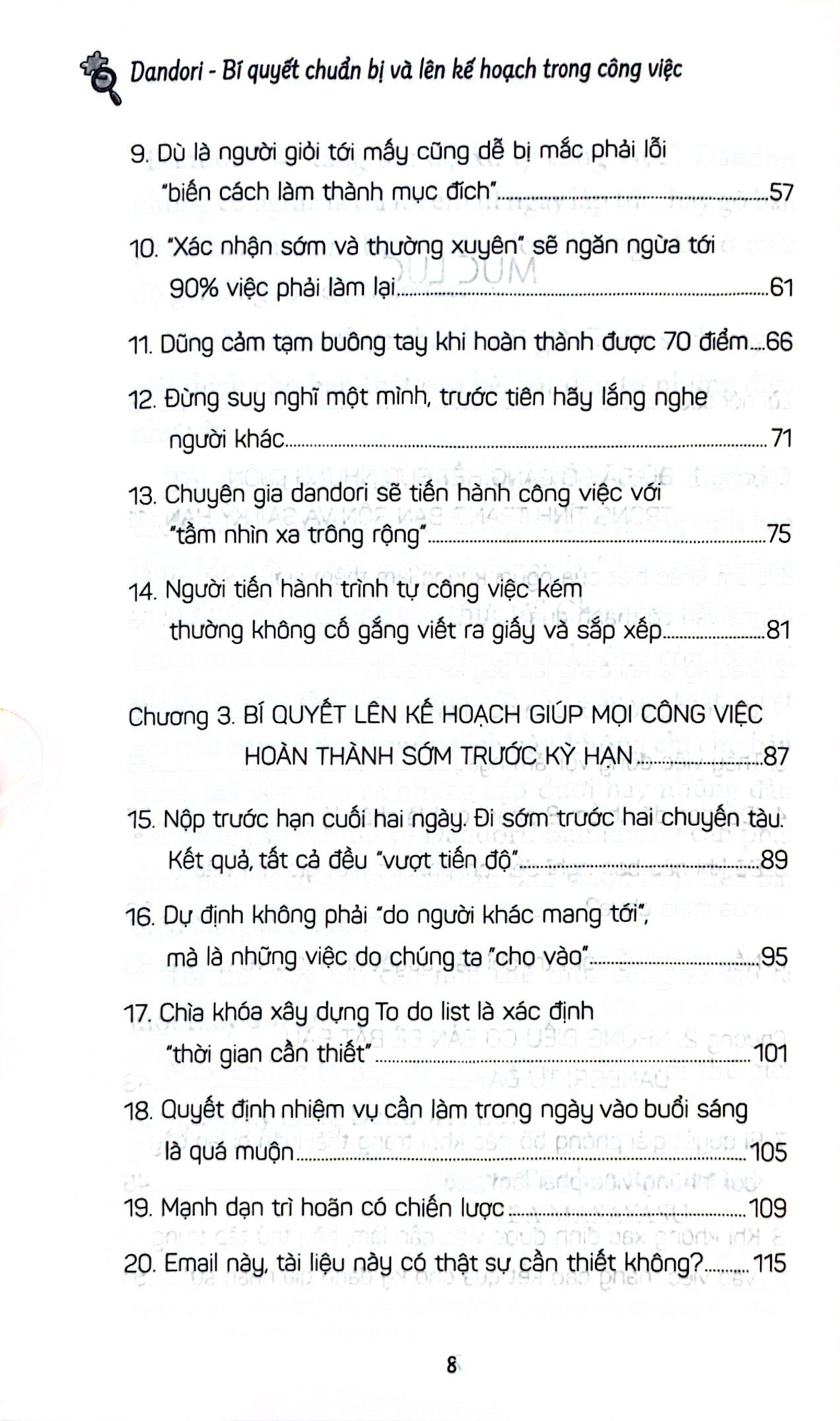 những điều công ty không dạy bạn - bí quyết chuẩn bị và lên kế hoạch trong công việc - Ảnh 4