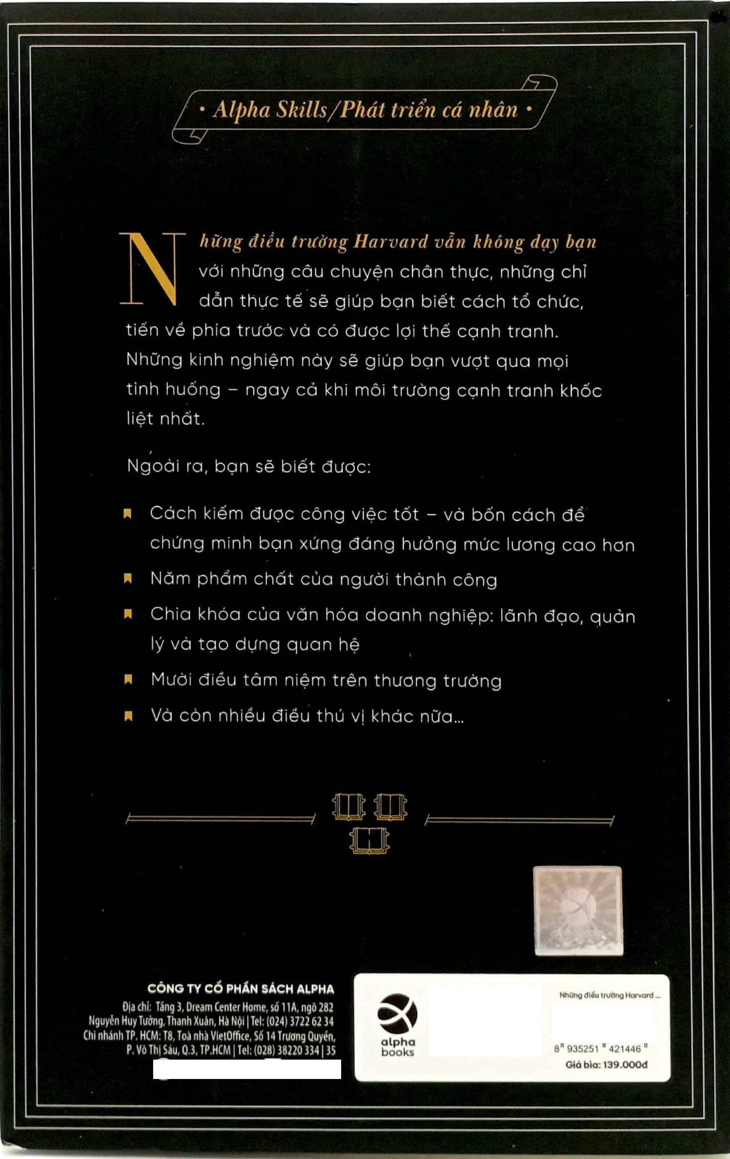 những điều trường harvard vẫn không dạy bạn (tái bản 2024) - Ảnh 7