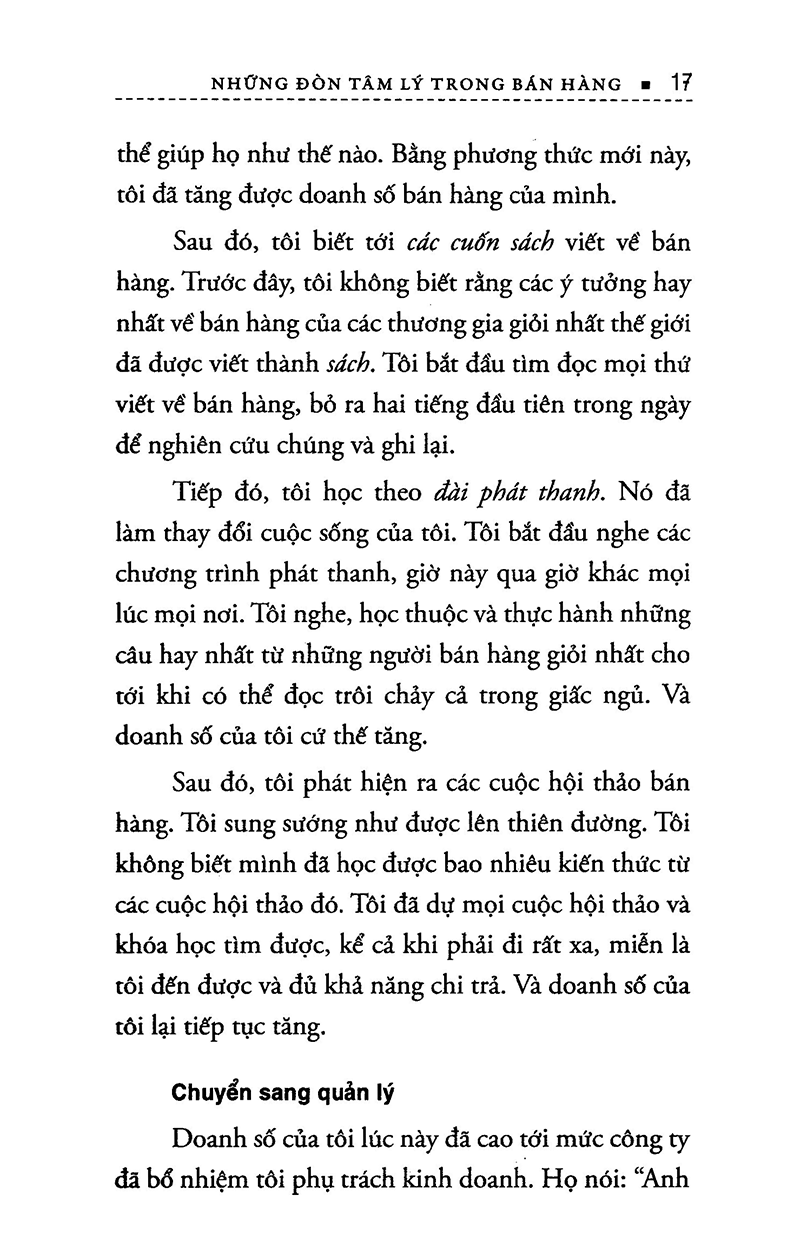 những đòn tâm lý trong bán hàng (tái bản) - Ảnh 14