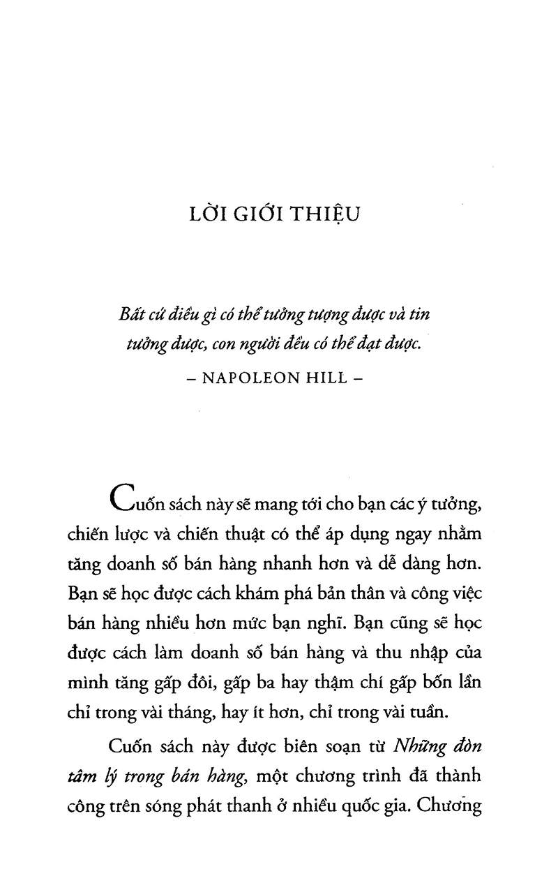 những đòn tâm lý trong bán hàng (tái bản) - Ảnh 8