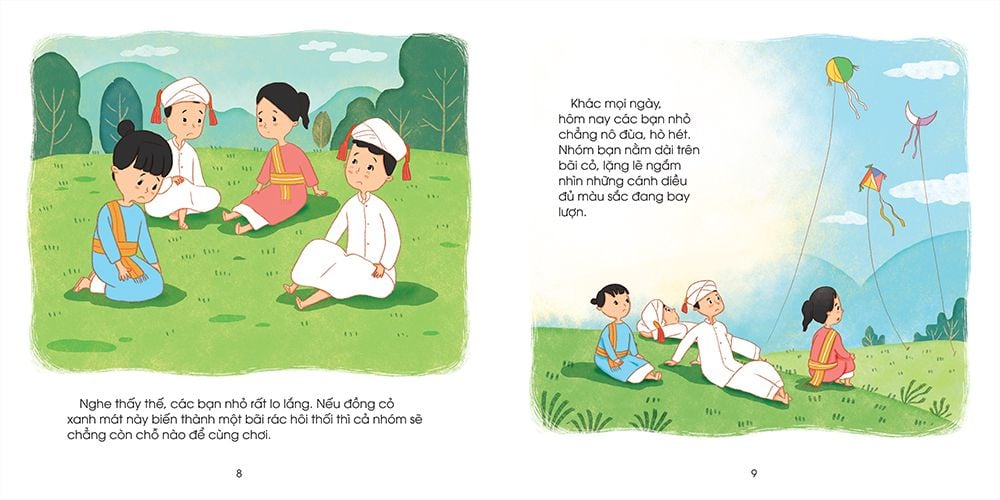 những đứa trẻ hạnh phúc - cánh đồng hoa - bạn nhỏ dân tộc chăm (tái bản 2024) - Ảnh 6