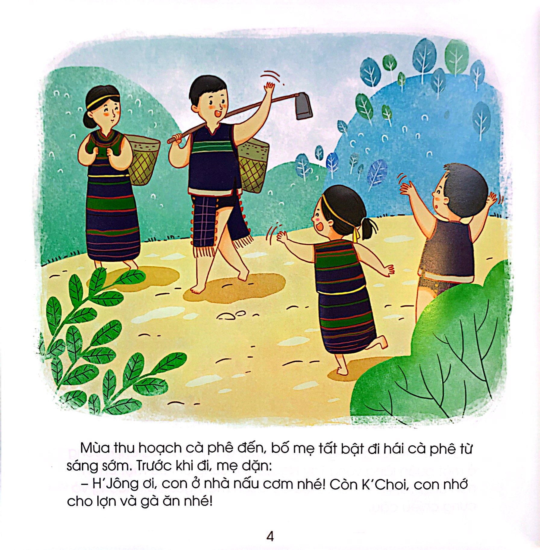 những đứa trẻ hạnh phúc - giúp như thế nào? - bạn nhỏ dân tộc mơ nông (tái bản 2024) - Ảnh 4