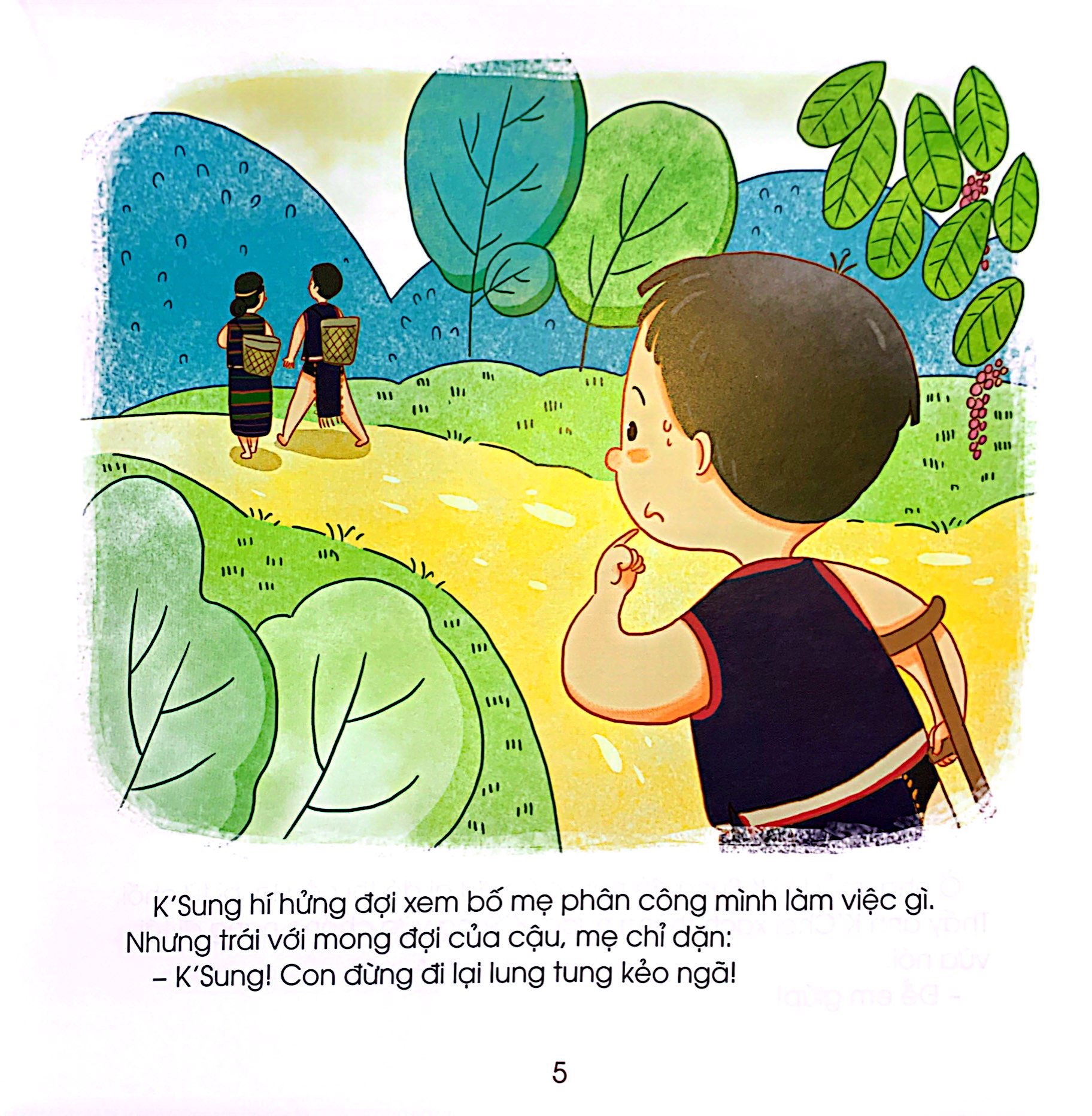 những đứa trẻ hạnh phúc - giúp như thế nào? - bạn nhỏ dân tộc mơ nông (tái bản 2024) - Ảnh 5