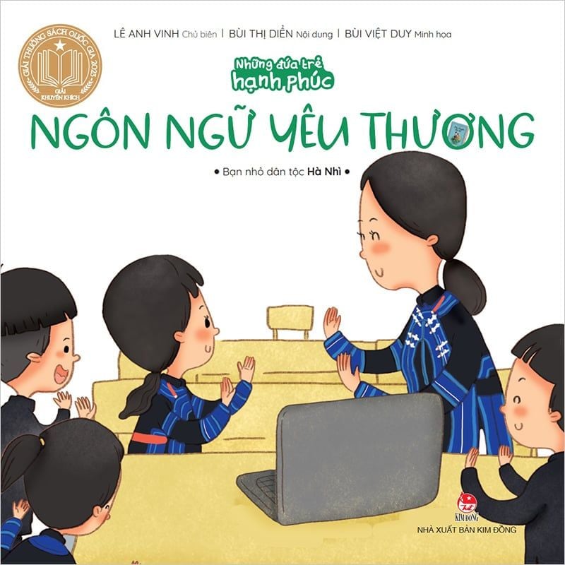 những đứa trẻ hạnh phúc - ngôn ngữ yêu thương - bạn nhỏ dân tộc hà nhì (tái bản 2024) - Ảnh 3
