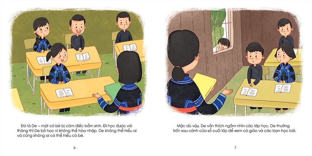 những đứa trẻ hạnh phúc - ngôn ngữ yêu thương - bạn nhỏ dân tộc hà nhì (tái bản 2024) - Ảnh 5