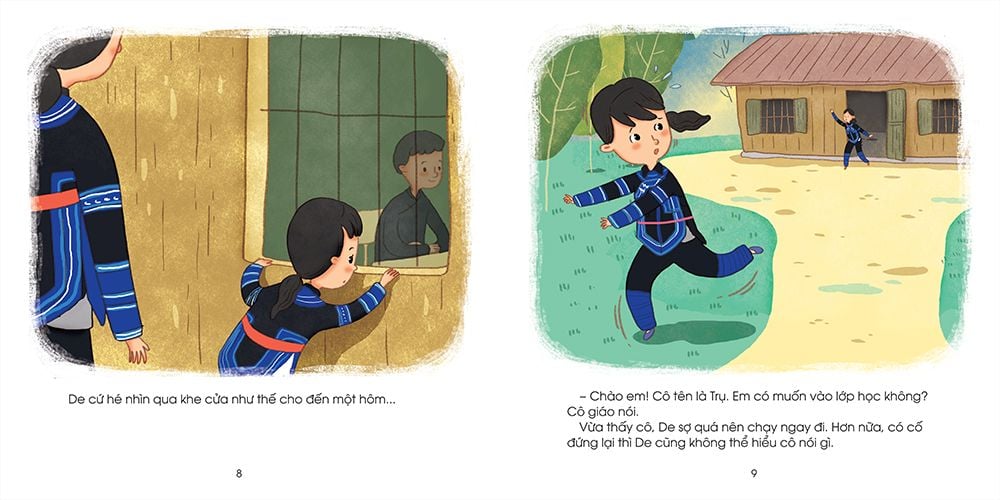 những đứa trẻ hạnh phúc - ngôn ngữ yêu thương - bạn nhỏ dân tộc hà nhì (tái bản 2024) - Ảnh 6