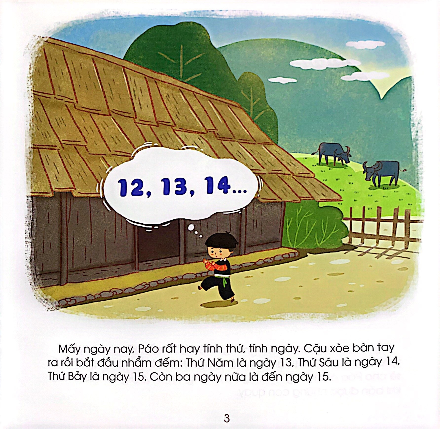 những đứa trẻ hạnh phúc - páo đi chợ phiên - bạn nhỏ dân tộc mông (tái bản 2024) - Ảnh 3