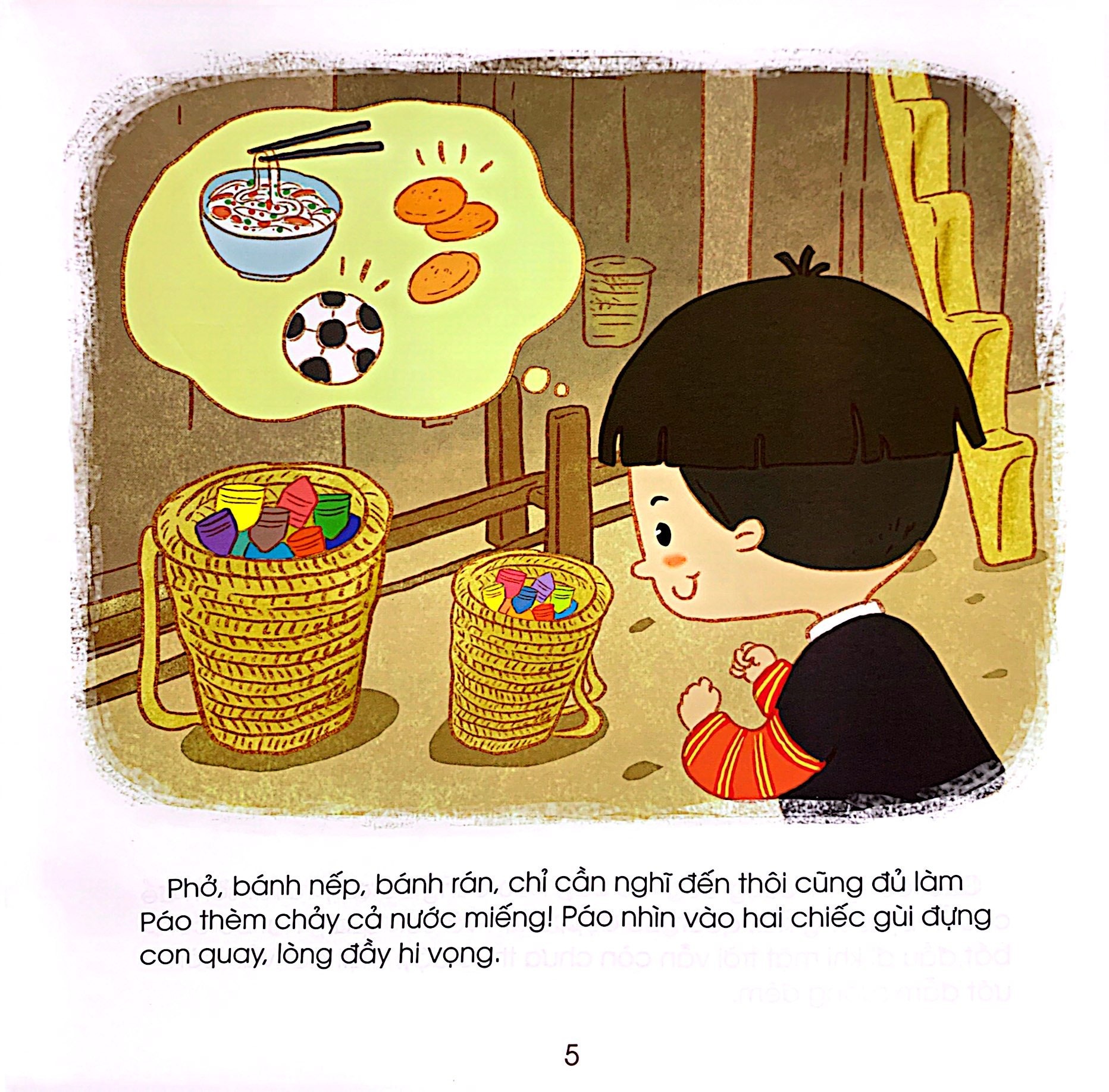 những đứa trẻ hạnh phúc - páo đi chợ phiên - bạn nhỏ dân tộc mông (tái bản 2024) - Ảnh 5