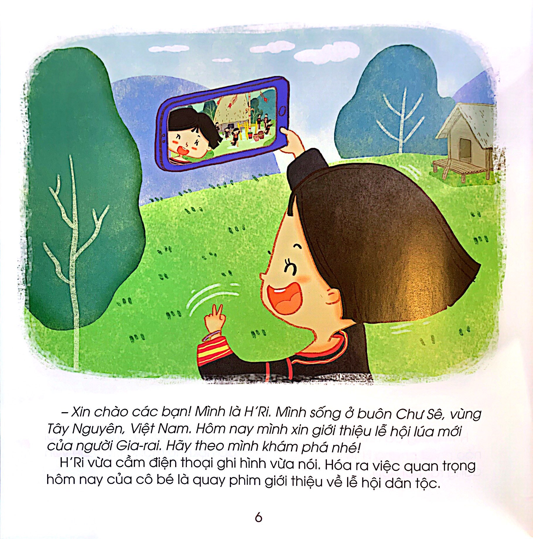 những đứa trẻ hạnh phúc - thanh sắc núi rừng - bạn nhỏ dân tộc gia rai (tái bản 2024) - Ảnh 5