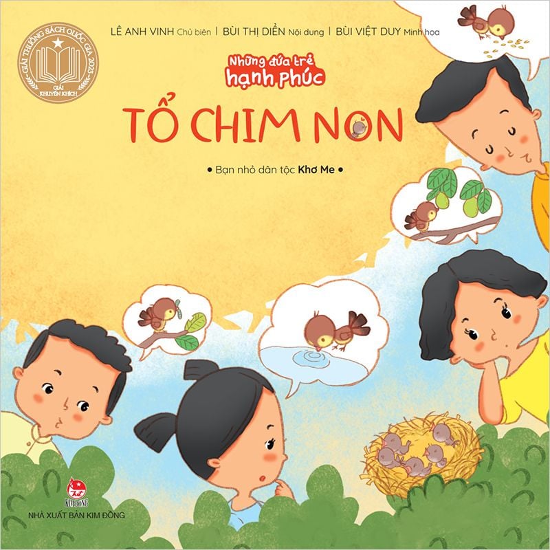 những đứa trẻ hạnh phúc - tổ chim non - bạn nhỏ dân tộc khmer (tái bản 2024) - Ảnh 3