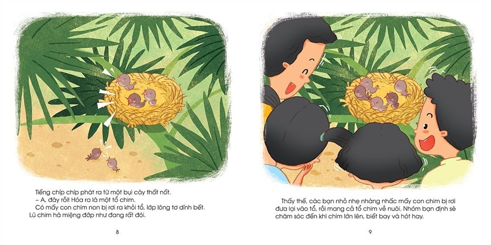 những đứa trẻ hạnh phúc - tổ chim non - bạn nhỏ dân tộc khmer (tái bản 2024) - Ảnh 6