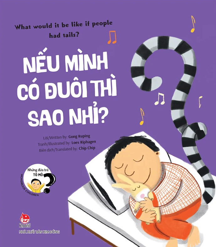 những đứa trẻ tò mò - wondrous children - what would it be like if people had tails? nếu mình có đuôi thì sao nhỉ? - Ảnh 2