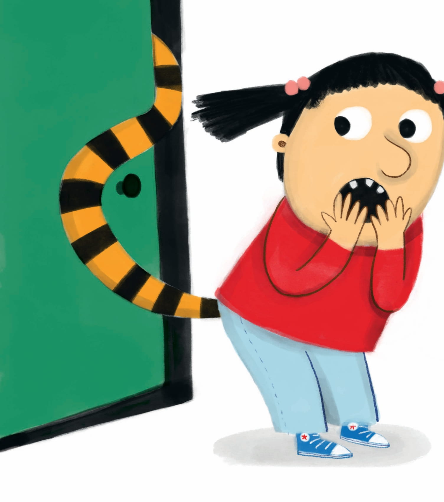 những đứa trẻ tò mò - wondrous children - what would it be like if people had tails? nếu mình có đuôi thì sao nhỉ? - Ảnh 3