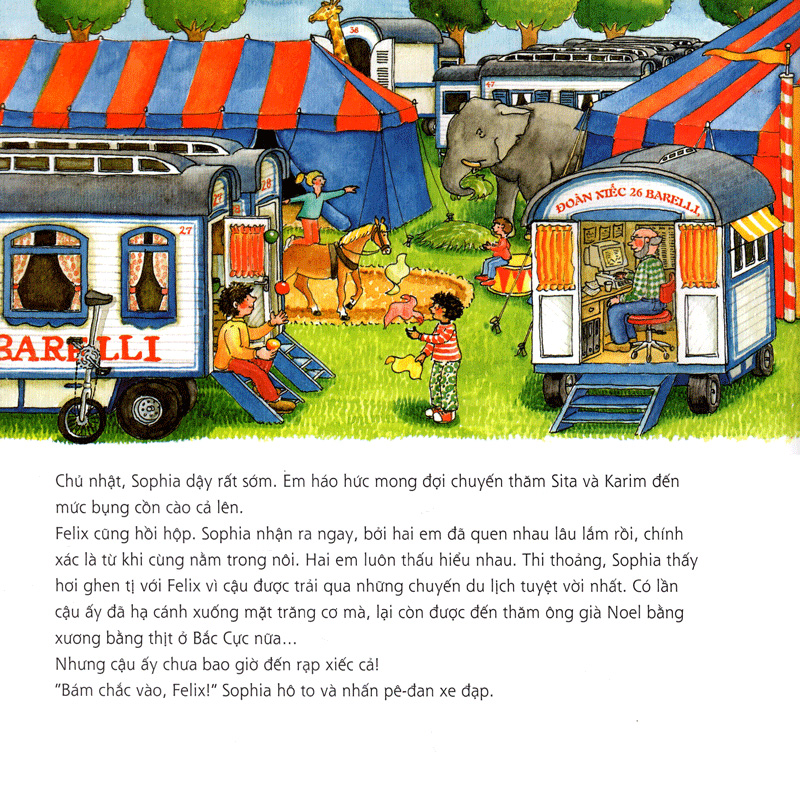 những lá thư felix gửi từ rạp xiếc - chú thỏ bé lại lên đường phiêu lưu (tái bản 2019) - Ảnh 7